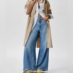 ▪️NWT PAIGE Portia High-Rise Wide-Leg Jeans